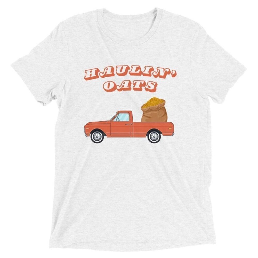 Haulin' Oats Classic Rock Music Fan Funny Retro Unisex T-Shirt